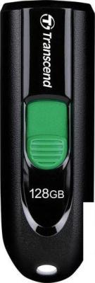 USB Flash Transcend JetFlash 790C 128GB (черный/зеленый)