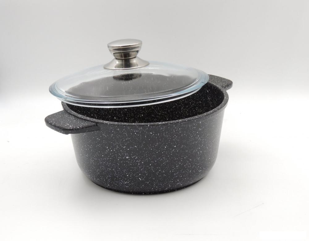 Кастрюля Виктория Гранит АЛА 4.0л (G08 4.0G)