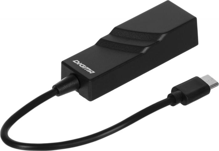 Сетевой адаптер Digma D-USBC-LAN100