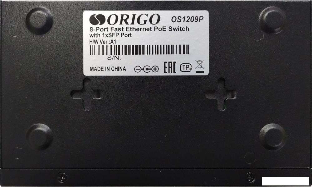Неуправляемый коммутатор Origo OS1209P/80W/A1A