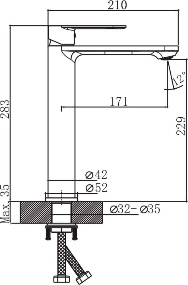 Смеситель Lauter Moon 21СK81691C