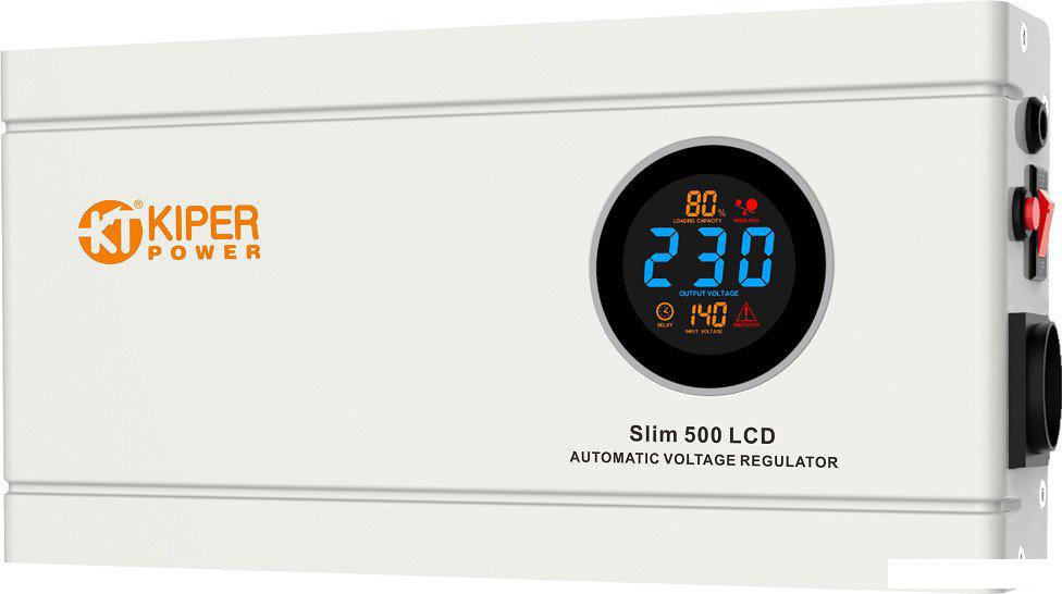 Стабилизатор напряжения Kiper Power Slim 500 LCD