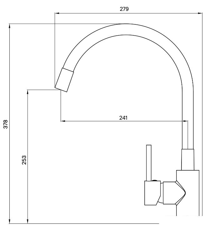 Смеситель Milardo Meal M01SB0FM05