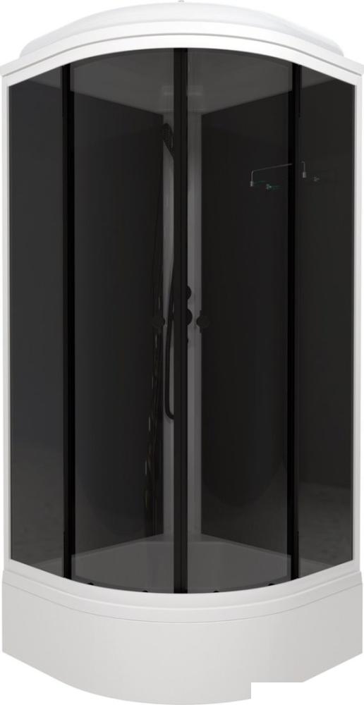 Душевая кабина Triton Грэй-Блэк B 90х90