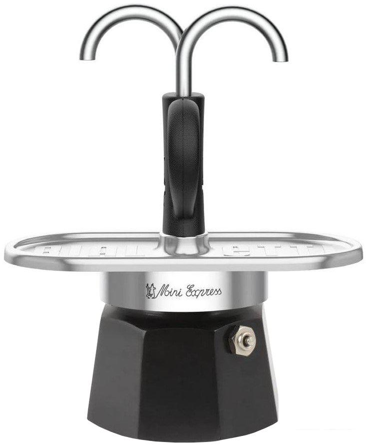 Гейзерная кофеварка Bialetti Mini Express (черный)