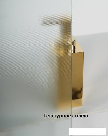 Душевая дверь BelBagno UNO-195-BF-1-110-P-Cr (текстурное стекло)