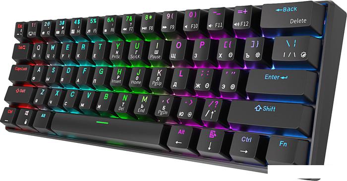 Клавиатура Royal Kludge RK61 RGB (черный, RK Red)