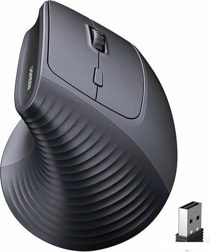 Вертикальная мышь Ugreen M571P 65042 (черный)