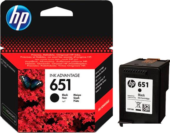 Картридж HP 651 Black [C2P10AE]