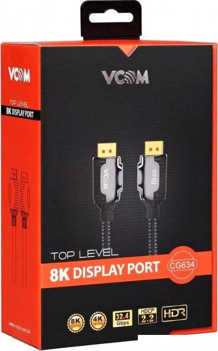 Кабель VCOM CG634-2M DisplayPort - DisplayPort (2 м, черный)