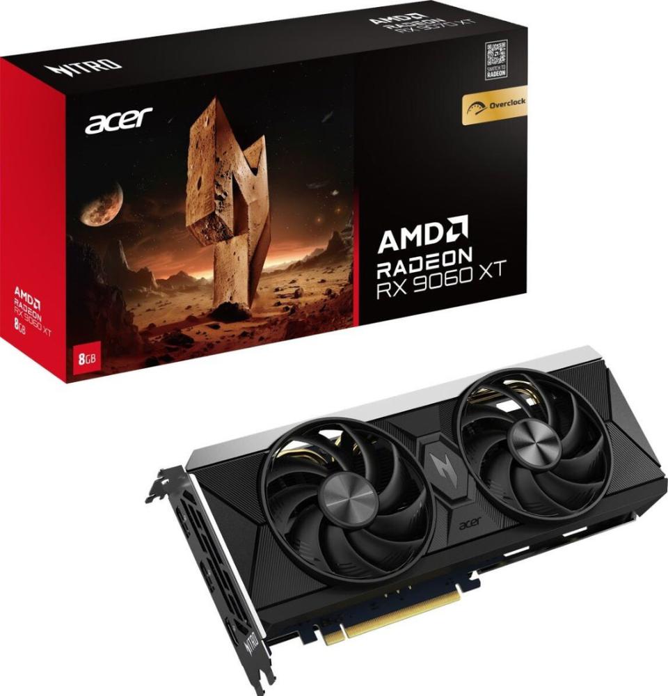Видеокарта Acer Nitro Radeon RX 9060 XT OC 8GB DP.Z4UWW.P01
