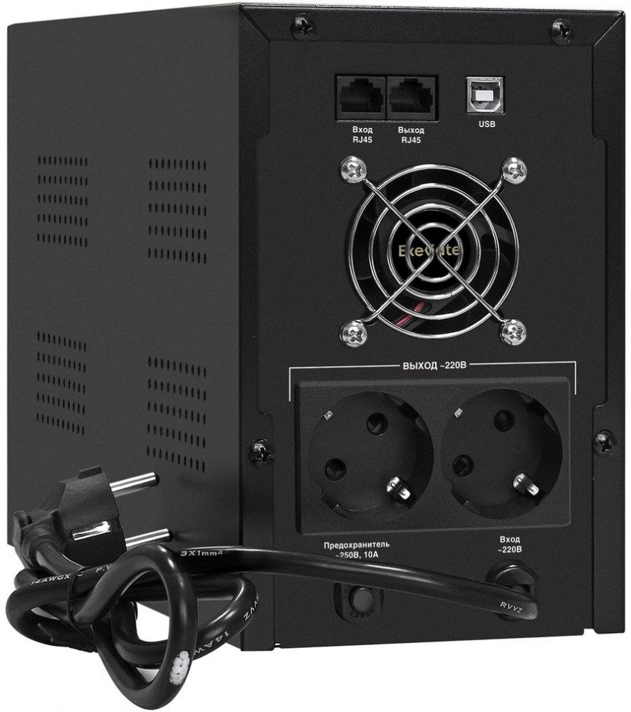 Источник бесперебойного питания ExeGate SpecialPro Smart LLB-2000.LCD.AVR.2SH.RJ.USB EX292632RUS
