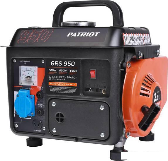 Бензиновый генератор Patriot GRS 950