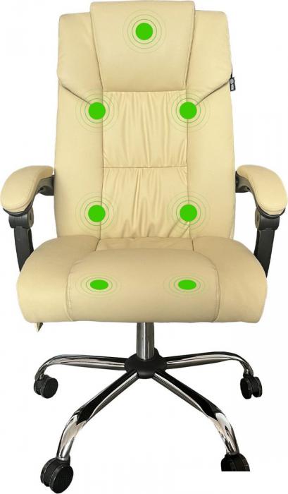 Офисное кресло CACTUS CS-CHR-OC04M-WT (слоновая кость)