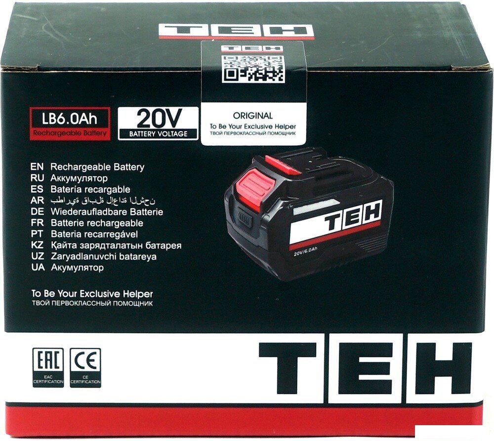 Аккумулятор для инструмента TEH LB6.0Ah 20V 10C (20В/6 Ah)