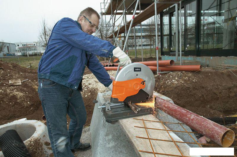 Монтажная (отрезная) пила AEG Powertools SMT 355
