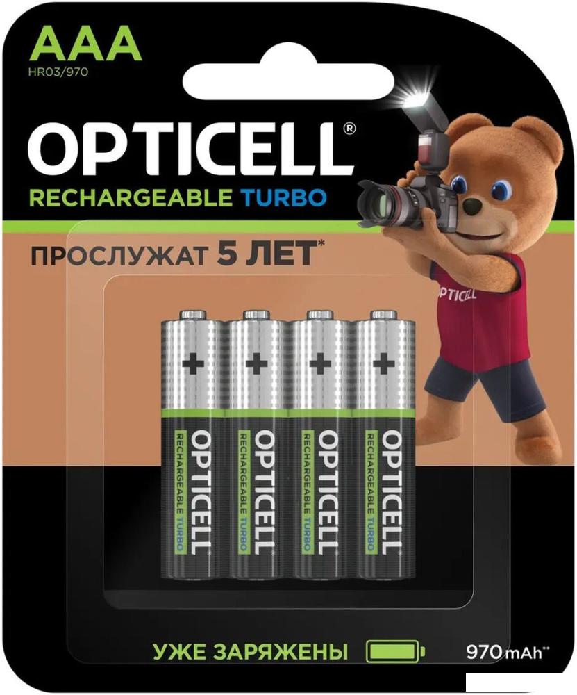 Аккумулятор Opticell Turbo Rechargeable AAA (4 шт)