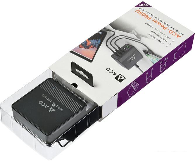 Сетевое зарядное ACD ACD-P605U-V1B