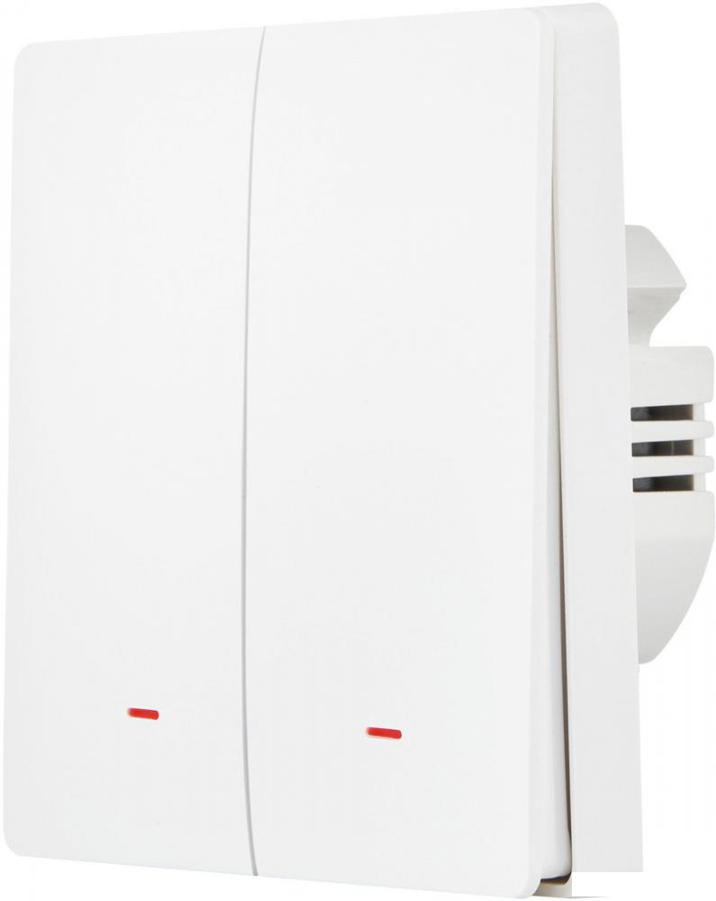 Умный выключатель Hommyn zigbee 2 клавиши SWZBNN02W (без нейтрали)