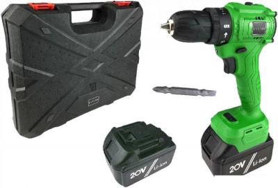 Шуруповерты, гайковерты, электроотвертки Zitrek Greenpower 20 Pro SET 1 063-4061 (с 2-мя АКБ, кейс)