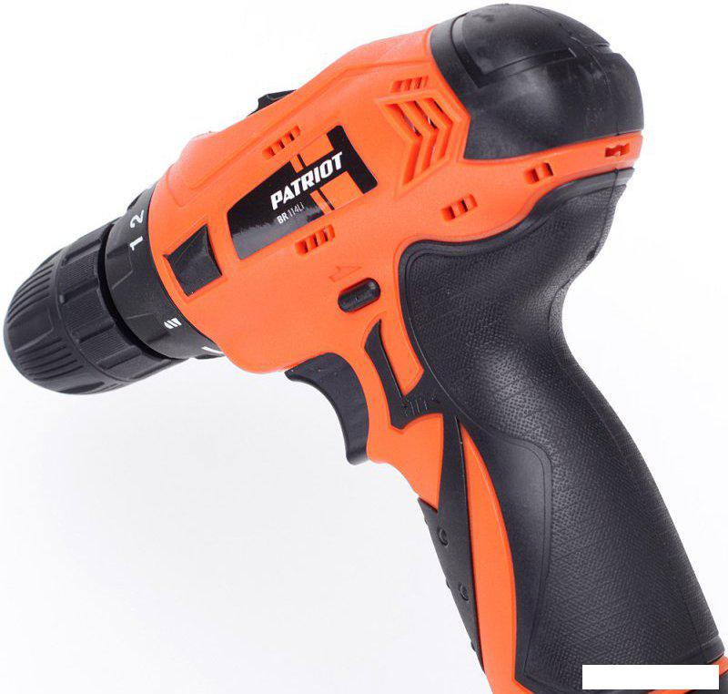 Дрель-шуруповерт Patriot BR 114LI 180201405 (с 2-мя АКБ, кейс)