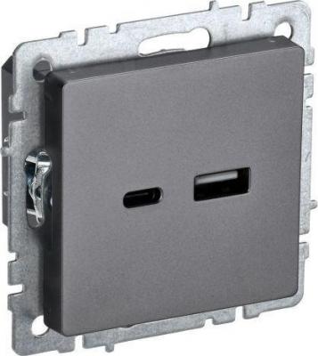 Розетки, выключатели IEK Brite BR-U22-018-K46