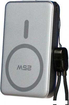 Внешний аккумулятор Roome MagCore W80 10000mAh Magnetic Wireless (серый)