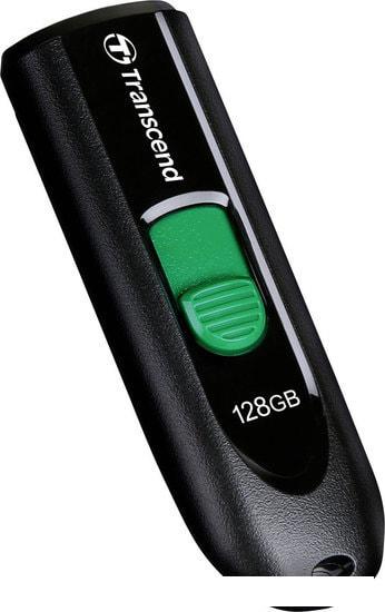 USB Flash Transcend JetFlash 790C 128GB (черный/зеленый)