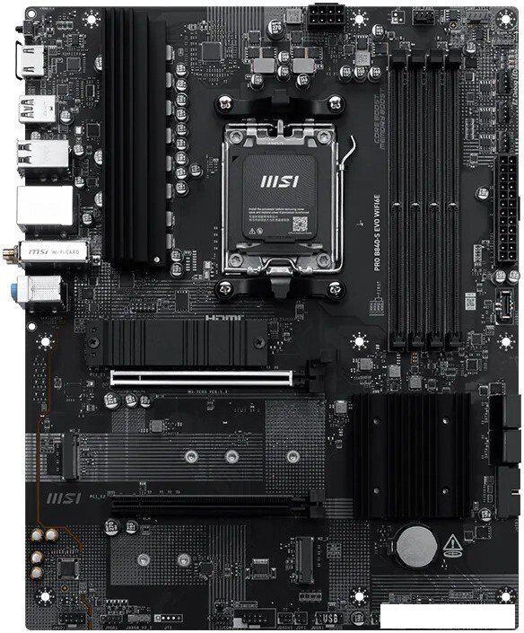 Материнская плата MSI Pro B840-S Evo WiFi6E
