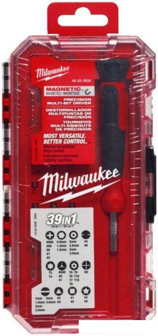 Набор отвертка с битами Milwaukee 4932498177 (39 предметов)