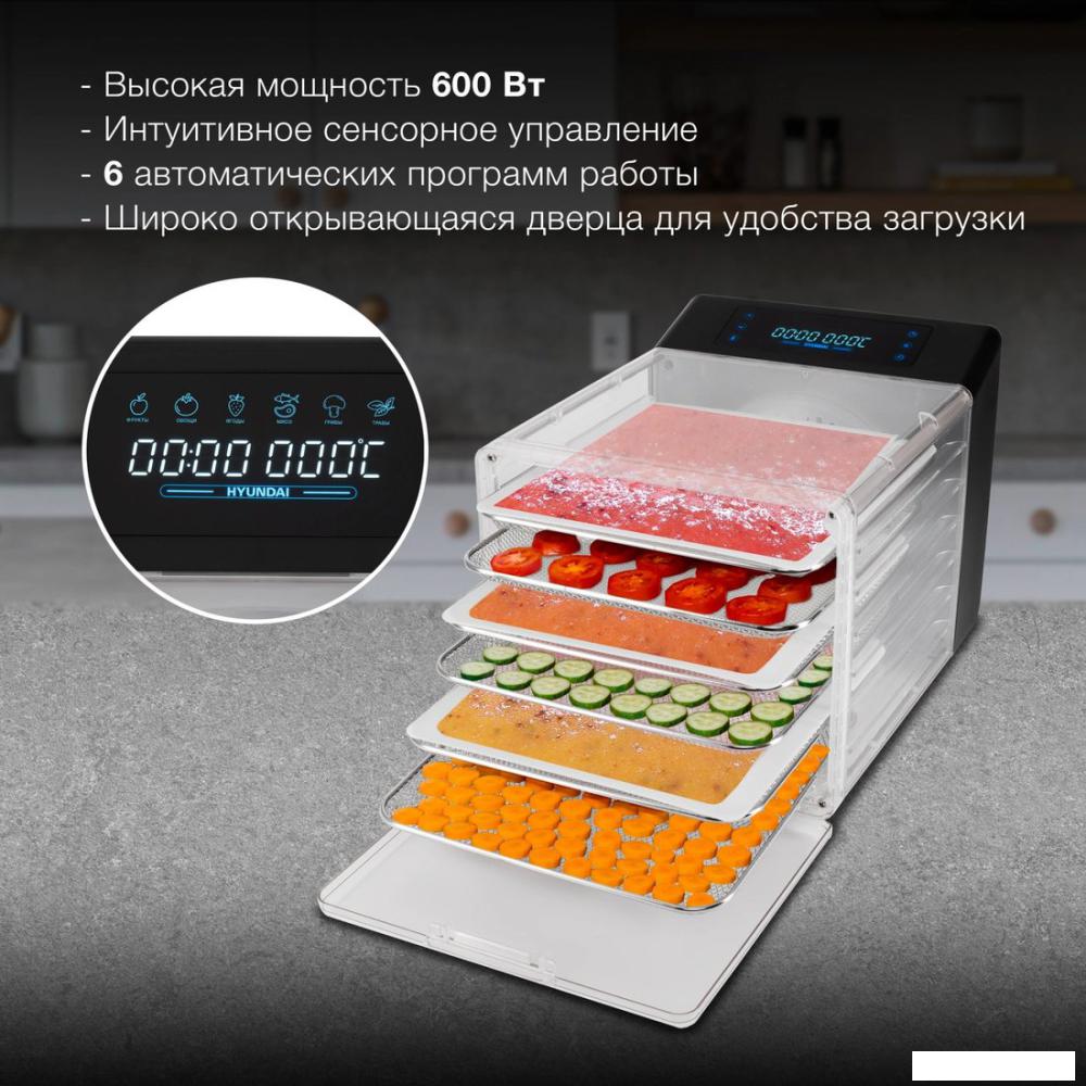 Сушилка для овощей и фруктов Hyundai HYFD-8800