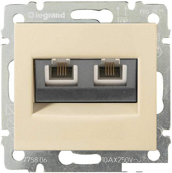 Розетка телефонная Legrand Valena 696742