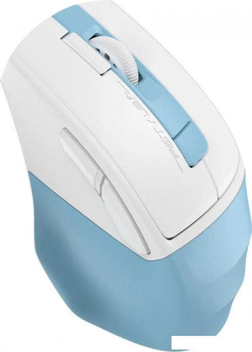 Мышь A4Tech Fstyler FG45CS Air2 (белый/голубой)