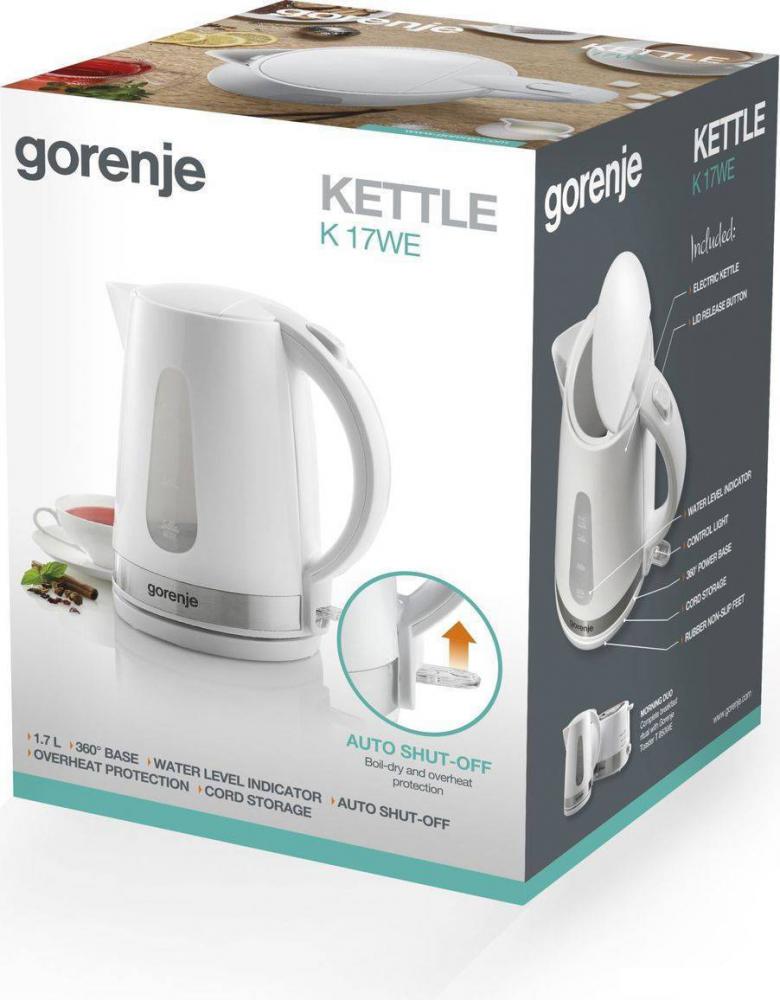 Электрочайники и термопоты Gorenje K17WE