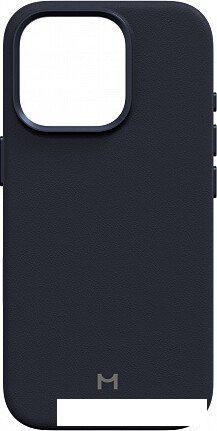 Чехол для телефона Magssory Eco Leather Case Blue для iPhone 16 Pro CLT028b