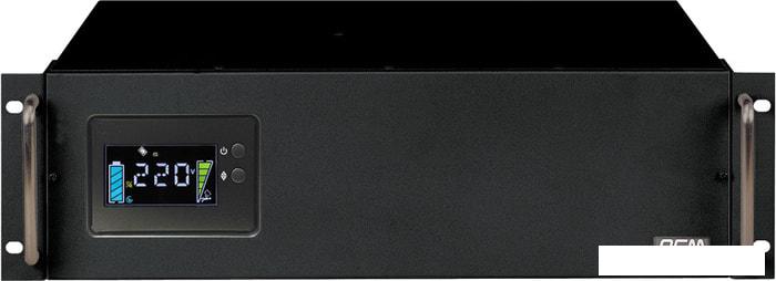 Источник бесперебойного питания Powercom King Pro RM KIN-3000AP LCD RM