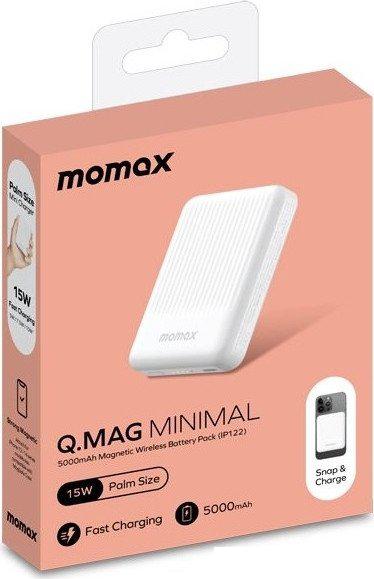 Внешний аккумулятор Momax Q.MAG Minimal IP122 5000mAh (белый)