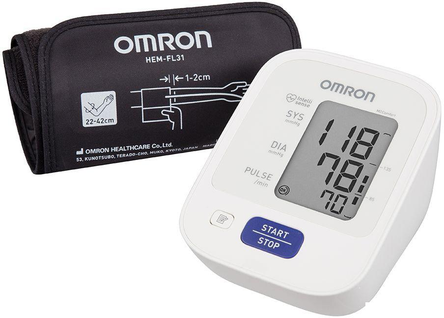 Автоматический тонометр Omron M2 Comfort (с адаптером)