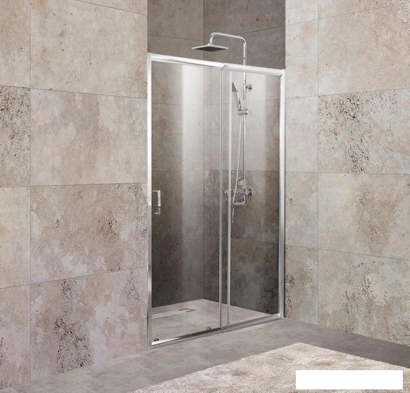 Душевая дверь BelBagno UNIQUE-BF-1-120/135-C-Cr (прозрачное стекло)