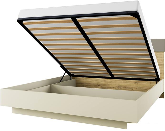Кровать Anrex Modern 180 с подъемником 707009 180x200 (дуб наварра/персидский жемчуг/ирландский ликер)