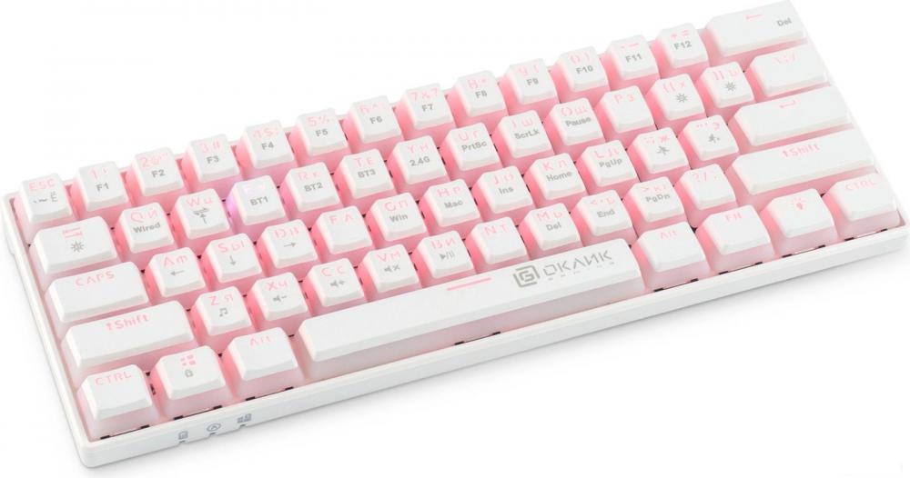 Клавиатуры Оклик K763W (белый)