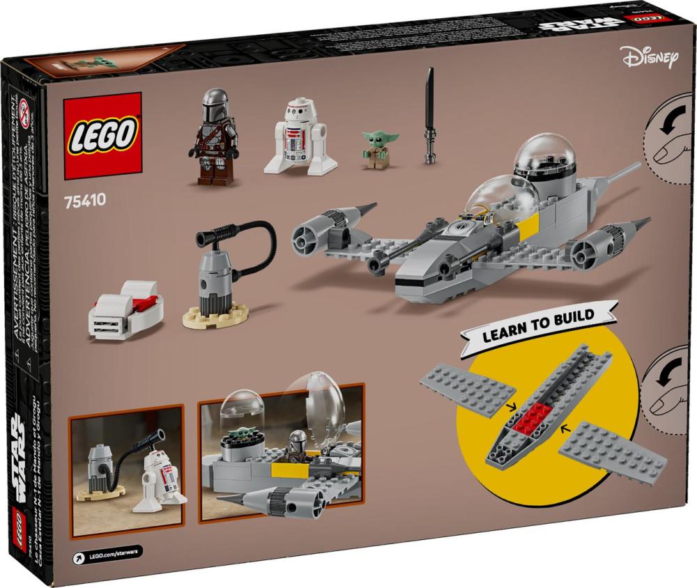 Конструктор LEGO Star Wars 75410 Истребитель N-1 Мандо и Грогу