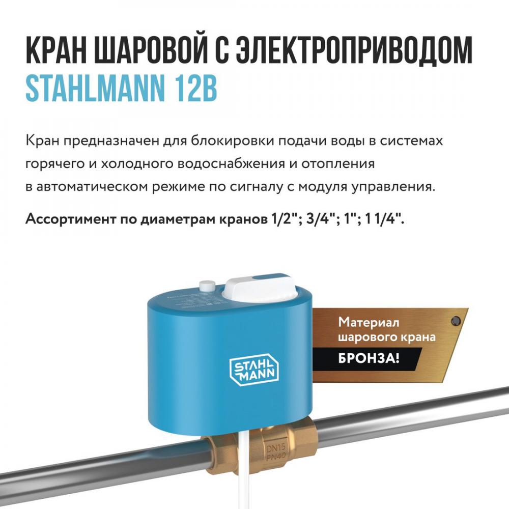 Электрический вентиль Stahlmann 3/4F 12В 2282756