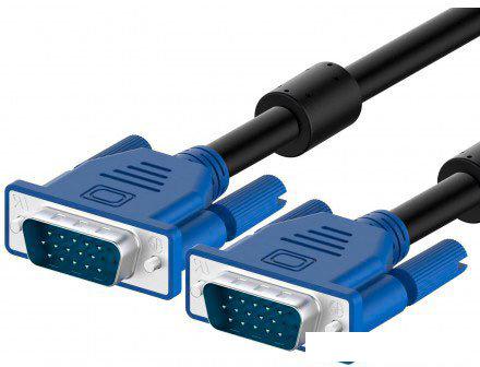 Кабель KS-IS KS-456-10 VGA - VGA (10 м, черный)