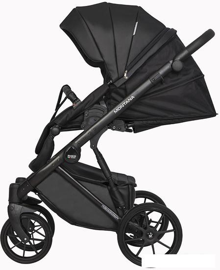 Универсальная коляска Riko Basic Montana Ecco (3 в 1, 12/черный)