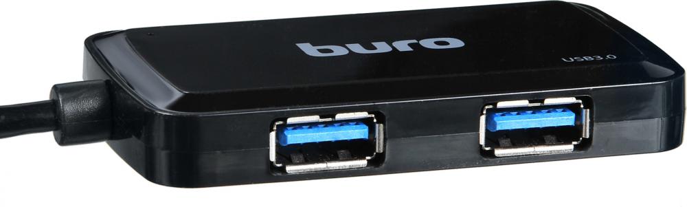 USB-хаб Buro BU-HUB4-U3.0-S