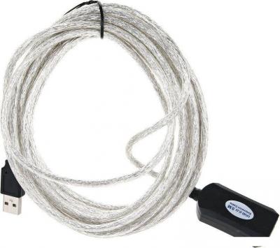 Удлинитель VCOM VUS7049-5M USB Type-A - USB Type-A (5 м, черный)