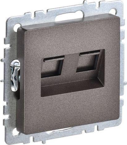 Розетка компьютерная IEK Brite BR-K20-2-K45
