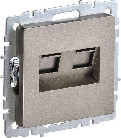 Розетка компьютерная IEK Brite BR-K20-2-K37