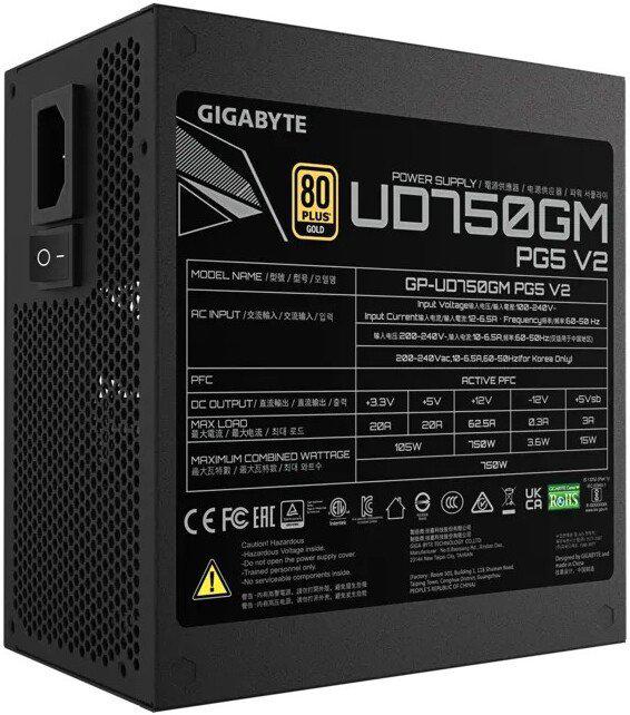 Блок питания Gigabyte UD750GM PG5 V2